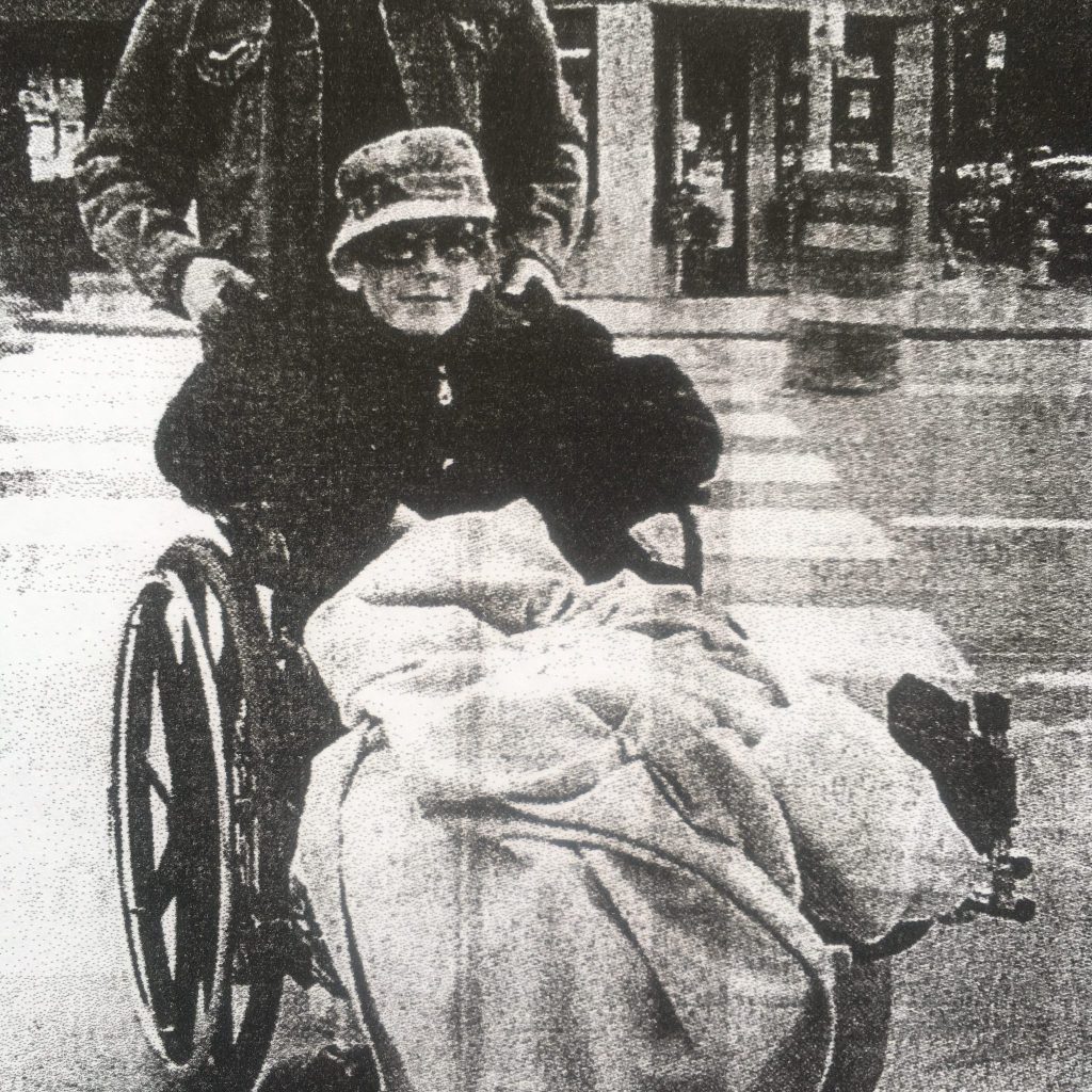 From a newspaper article on pedestrian safety written shortly after my accident in 1998 1